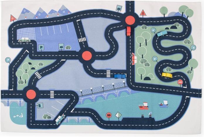 Actual product image Moulin Roty Play carpet, Avenue du Moulin (150 x 100 cm)