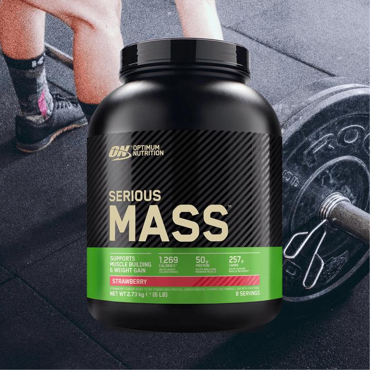 Produktbild Optimum Nutrition Serious Mass (Erdbeere, 1 Stk., 2722 g)
