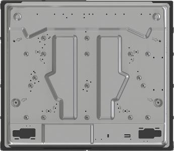 Produktbild Gorenje Hob GTW641EB Gas on glass, Number of burners/cooking zones 4, Mechanical, Juodas