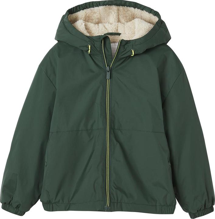 Vertbaudet Jungen Anorak mit Teddyfleece-Futter