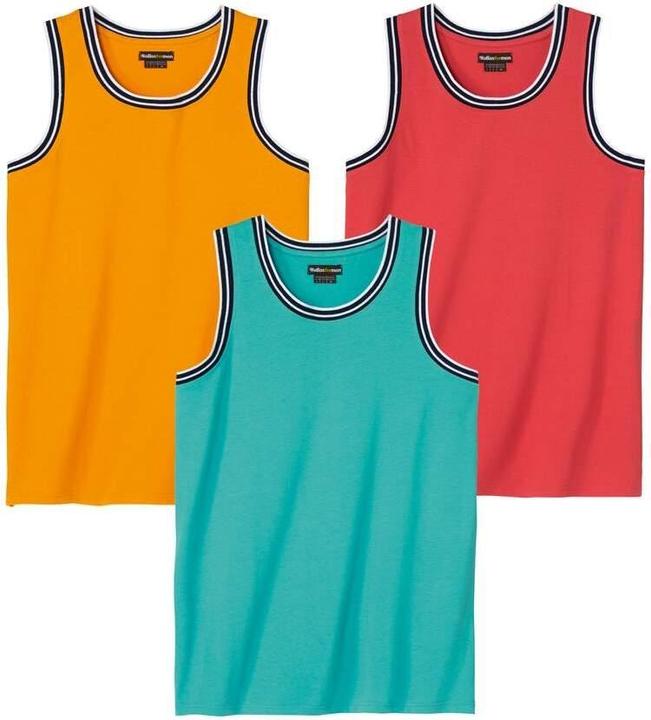 Actual product image Atlas For Men Mens Beach Vest Top (Pack of 3) (XXL)
