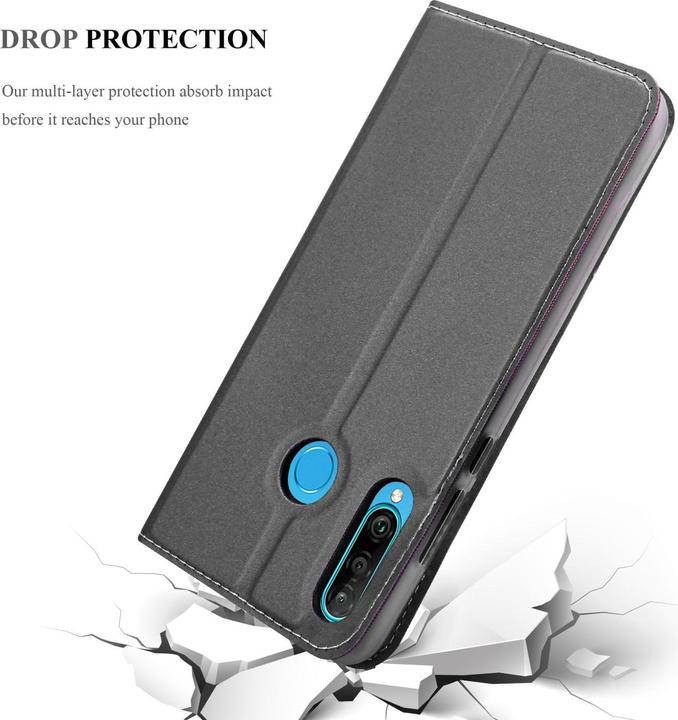 Actual product image Cadorabo Book Classy Style Cover (Huawei P30 Lite)