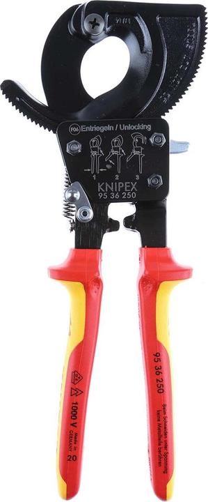 Immagine prodotto Knipex Cesoia a cremagliera (250 mm)