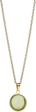 Image du produit Bering Decent Artic Symphony Green Crystal Gold Plated Necklace 430-255-450