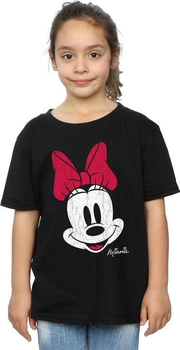 Produktbild Disney Mädchen Minnie Maus Gesicht Baumwolle TShirt (140, 146)