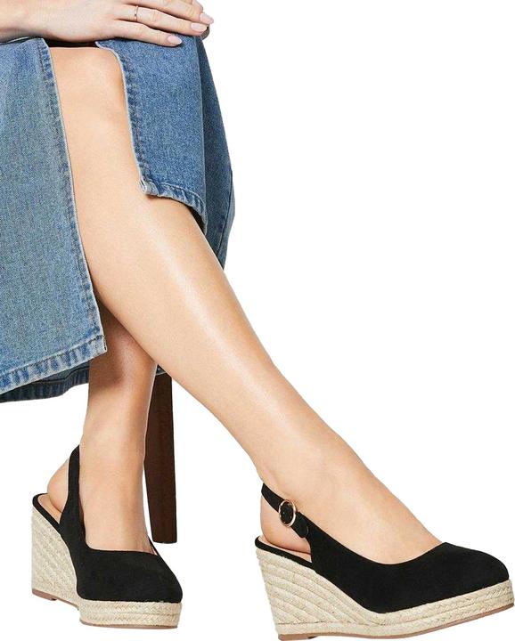 Actual product image Dorothy Perkins Womens/Ladies Riya Sling Back Wide Wedge (39)