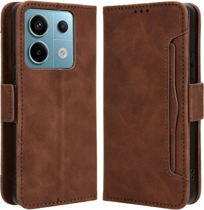 Cover-Discount Xiaomi Redmi Note 13 Pro - Etui Kartenfächer braun (Xiaomi Redmi Note 13 Pro)