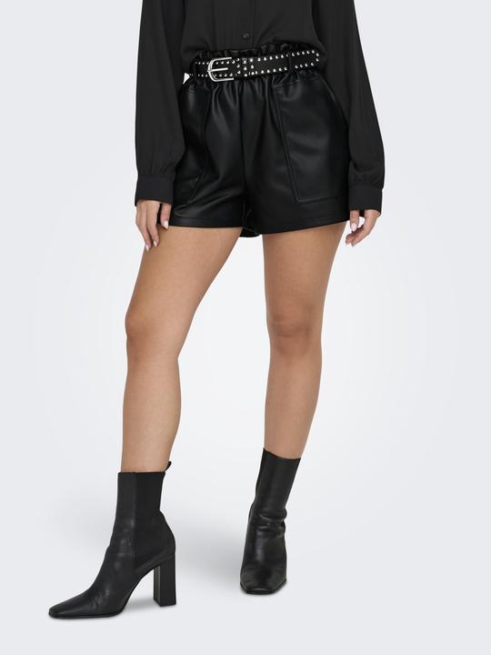 Produktbild JdY JDYMAYA Hohe Taille Normal geschnitten Kunstledershorts Kunstledershorts (XL)
