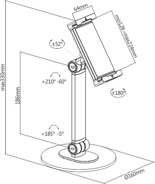 Image du produit Value Support de table universel pour tablette