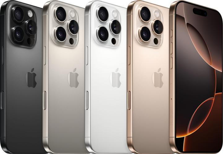 Produktbild Apple iPhone 16 Pro (1000 GB, Natural Titanium, 6.30", SIM + eSIM, 48 Mpx, 5G)