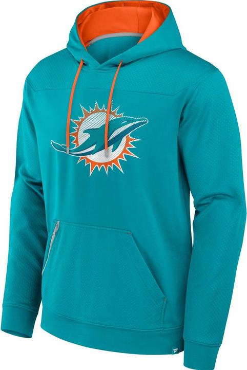 Fanatics Miami Dolphins Defender Dotted NFL Hoody aqua - S (S)
