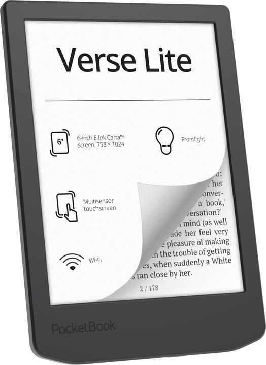 Actual product image PocketBook Verse Lite (6", 8 GB, Midnight Grey)