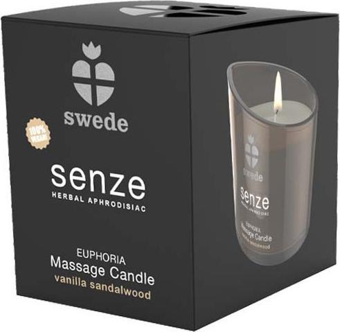 Productafbeelding Swede Senze Euphoria Massage Candle Vanille Sandelhout (50 ml)