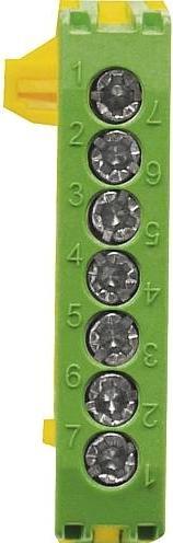Actual product image Pollmann Distribution terminal PE7-F2 green Protective earth terminal 7x16mm² 202026