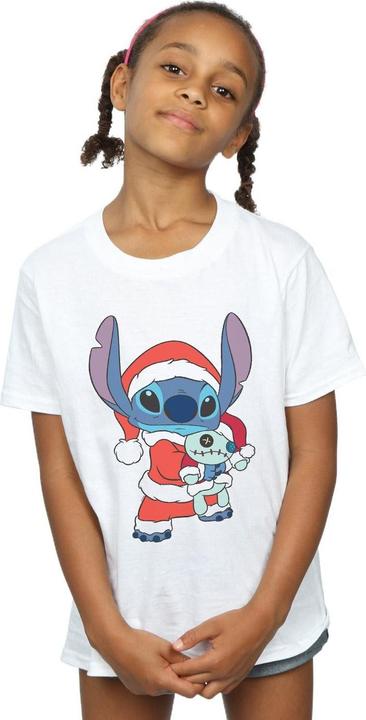 Immagine prodotto Disney Lilo And Stitch Stitch Christmas Maglietta Ragazze (140, 146)
