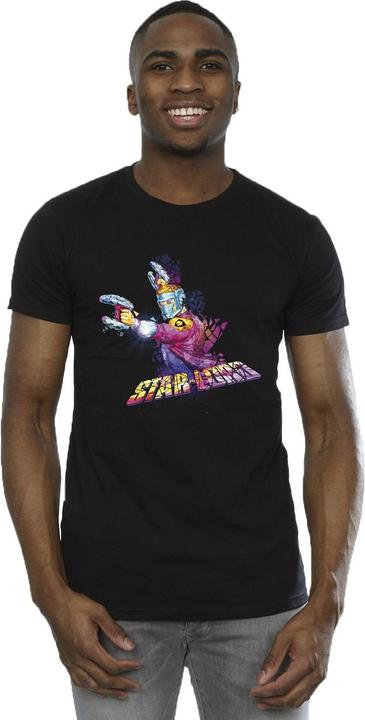 Actual product image Mens Guardians Of The Galaxy Abstract Star Lord T-Shirt (4XL)