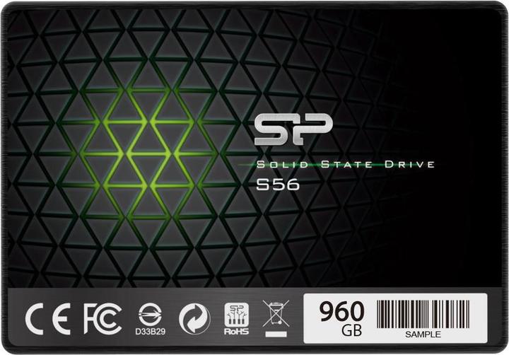 Silicon Power Slim S56 - 480 GB SSD - intern - 2.5" (6.4 cm) (480 GB, 2.5")