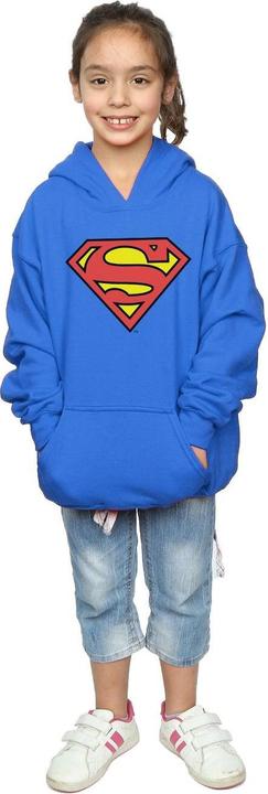 Actual product image Girls Superman Logo Hoodie (152, 158)