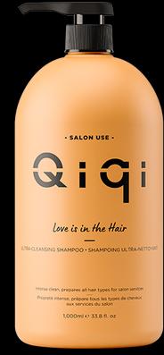 Produktbild Qiqi Love is in the HairUltra-Clean Shampoo 1000 ml (1000 ml, Flüssiges Shampoo)