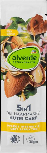 Actual product image dm alverde Hair Mask Nutri-Care BB 5in1 Organic Almond, Organic Argan (20 ml)