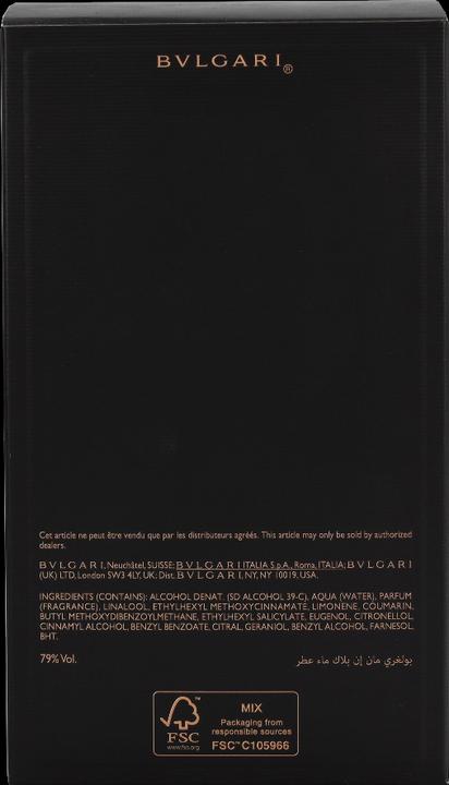 Immagine prodotto Bulgari L'uomo in nero (Eau de parfum, 100 ml)