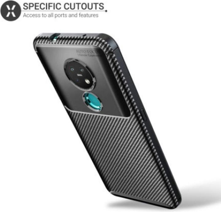 Produktbild Screenguard Nokia 7.2 Hülle Carbon Design TPU Case (Nokia 7.2)