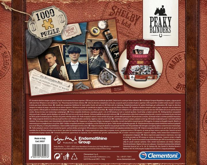 Immagine prodotto Clementoni Puzzle Peaky Blinders g in un caso (1000 pezzi)