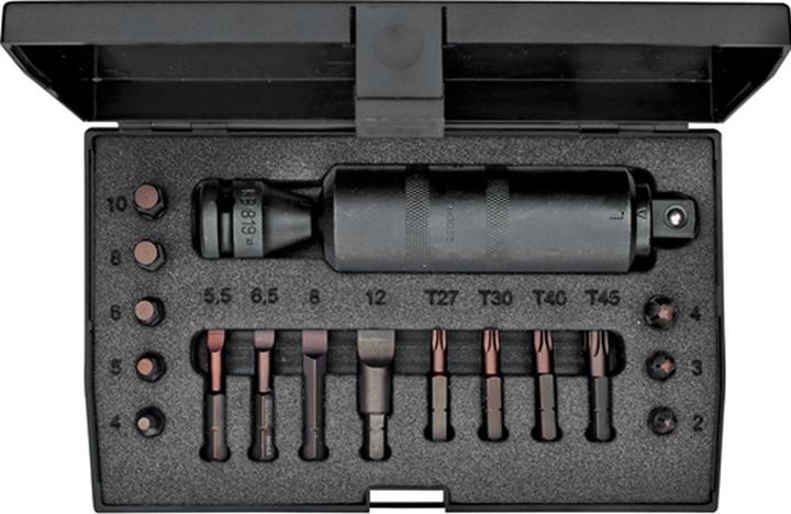 Image du produit Gedore Screw loosener set 1/2. 18 pcs.