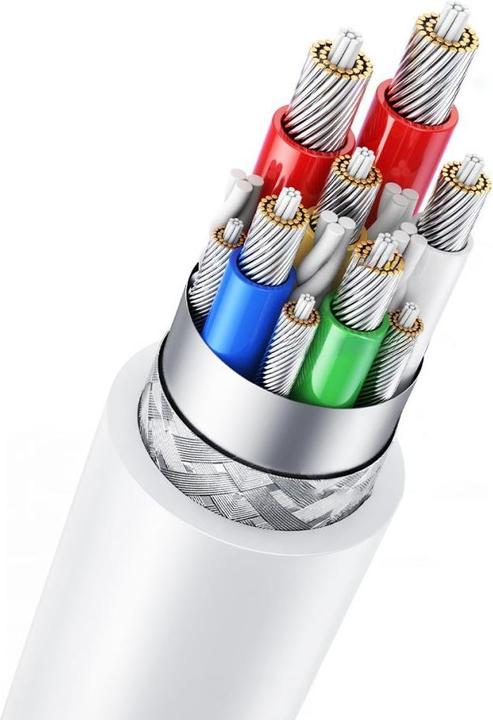 Actual product image Ugreen Cable USB-C to USB-C 15172 (white) (1 m, USB 2.0)