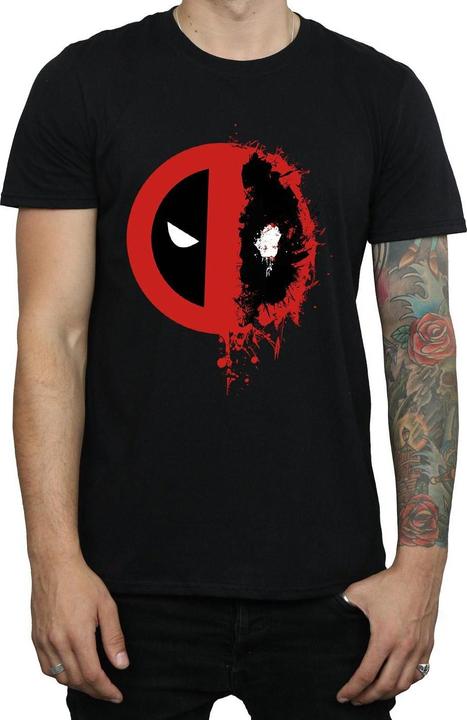Produktbild Deadpool Split Splat Logo TShirt (S)