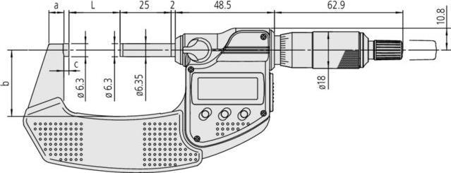 Image du produit Mitutoyo Micromètre (2.50 cm)