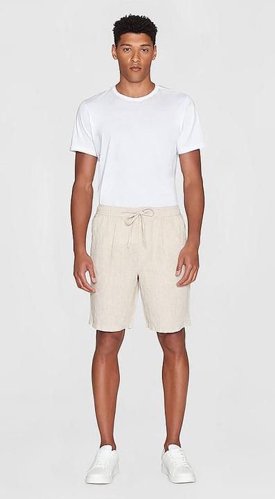 Actual product image Knowledge Cotton Apparel Loose Fit Linen Shorts (S)
