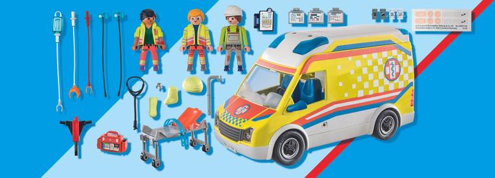 Immagine prodotto Playmobil 71202 Ambulanza con luci e suoni (71202, Playmobil City Life)