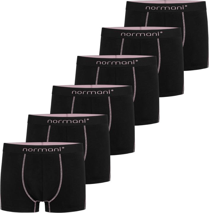 Normani 6 weiche Boxershorts aus Baumwolle