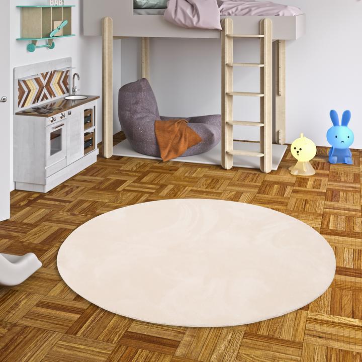 Immagine prodotto Pergamon Kinder Super Soft Fellteppich Pearl Kids Rund (160 x 160 cm)