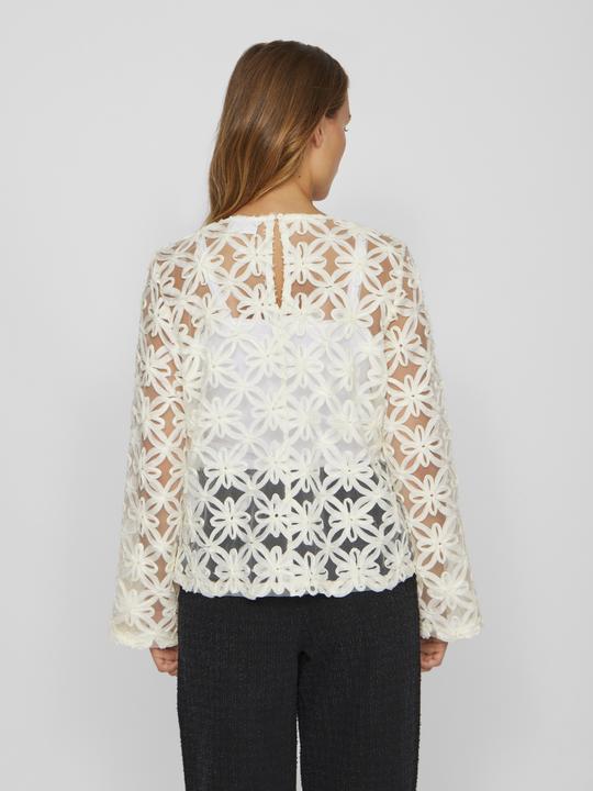 Actual product image Vila Round neck top with long sleeves (34)