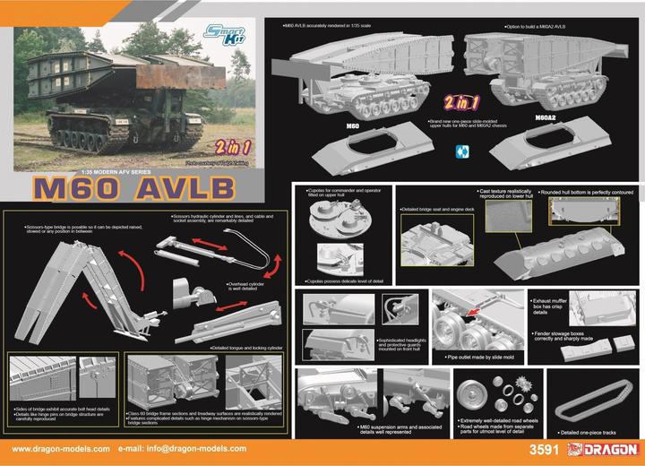 Immagine prodotto 1:35 M60 AVLB (Arm.Vehic.Launch.Bridge)