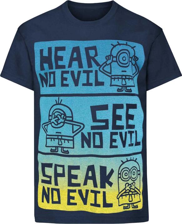 Actual product image Minions Official No Evil Tshirt (104)