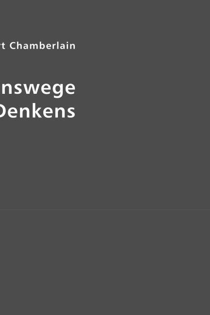 Immagine prodotto Lebenswege meines Denkens (Tedesco, Houston St Chamberlain, 2006)