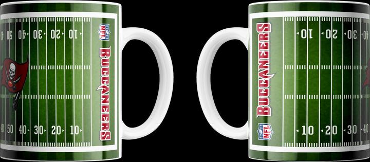 Produktbild NFL Tampa Bay Buccaneers Jumbo-Tasse „Field“ (450 ml, 1 x)
