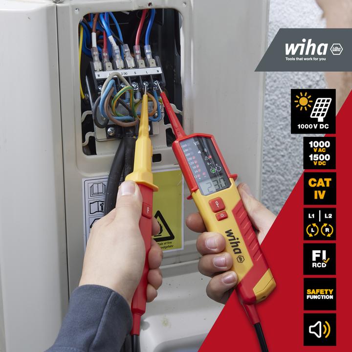 Produktbild Wiha Spannungs- und Durchgangsprüfer (CAT IV 600V, CAT III)
