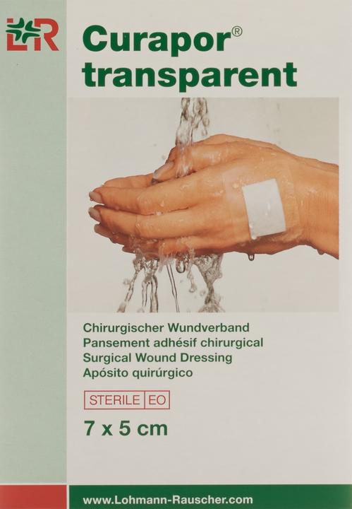 Image du produit Curapor Pansement pour plaies 7x5cm transparent (5 x)