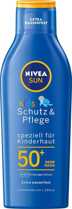 Produktbild NIVEA Sun Kids Schutz & Pflege Sonnenmilch LSF 50+ (Sonnenmilch, SPF 50+, 200 ml)