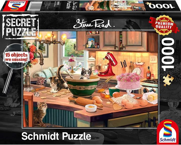 Actual product image Schmidt Spiele Secret Puzzle At the Kitchen Table (1000 pieces)