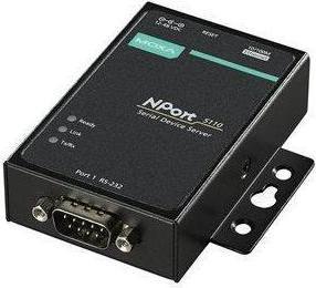 Actual product image Moxa NPORT 5110 - 1-port RS-232 device server, 0 to 55C operating temperature