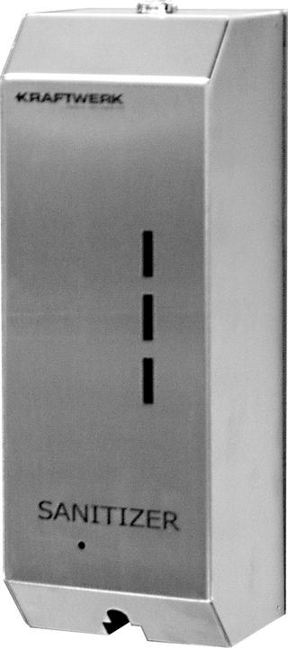 Actual product image Kraftwerk Touch Free Sanitizer Dispenser for wall mounting, stainless steel