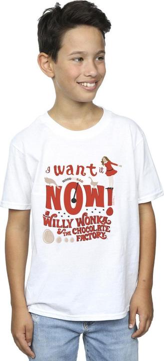 Produktbild Willy Wonka & the Chocolate Factory Verruca Salt I Want It Now TShirt Jungen (152, 158)