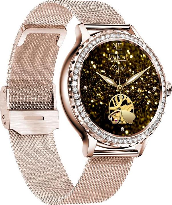 Produktbild RNCF19-1 Damen-Smartwatch Roségold Armband + Armband