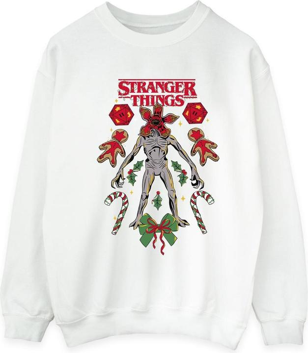 Netflix Stranger Things Christmas Demogorgon Sweatshirt (XXL)