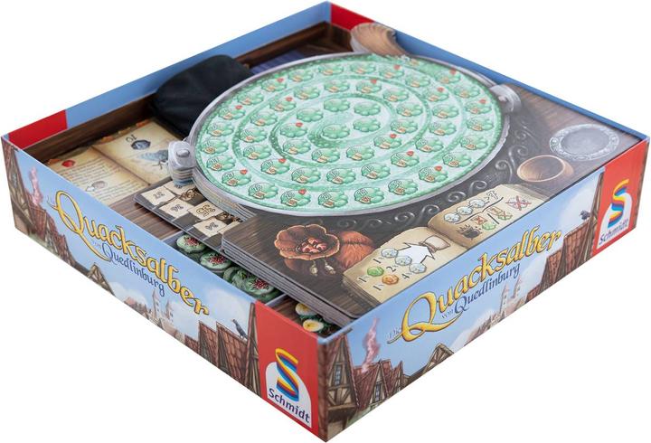 Actual product image Feldherr QUAK-3D - Organiser for The Quacksalvers of Quedlinburg + The Herbal Witches - Basic Game Box
